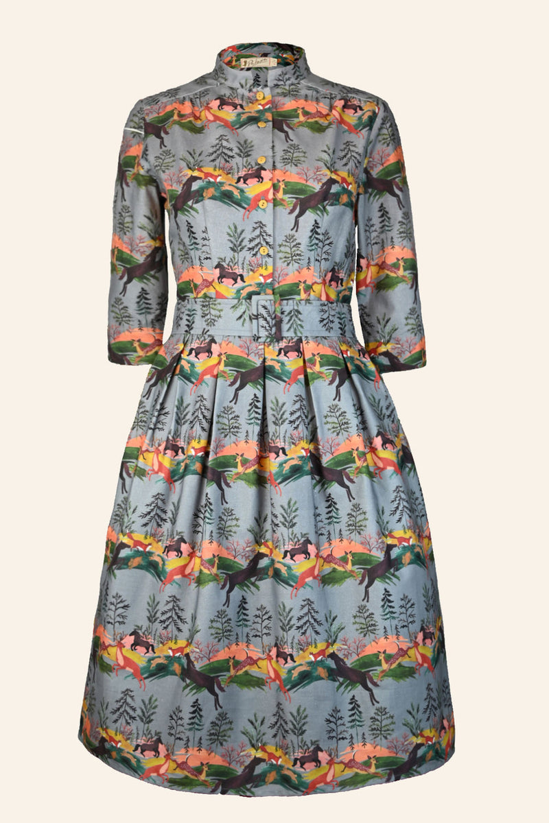 Palava Dress Cynthia leaping deer – BUTIK KUBIK