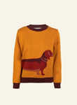 Ester Mustard Sausage Dog Jumper