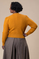 Emmy -The Ice Breaker cardigan senap