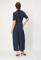 Jumperfabriken Blake Dot Jumpsuit Midnight Blue