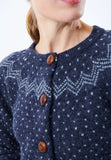 Jumperfabriken Gullvor cardigan blue