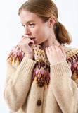 Jumperfabriken Joelle cardigan sand