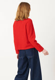 Jumperfabriken Cicely cardigan red