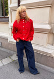 Jumperfabriken Cicely cardigan red