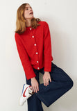 Jumperfabriken Cicely cardigan red
