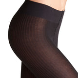 Falke cotton Family Rib Black