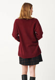Jumperfabriken Cordelia cardigan burgundy