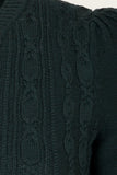 Emmy -The Ice Skater cardigan dark bottle green