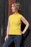 Kubik top cineast polkadot yellow