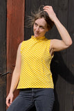 Kubik top cineast polkadot yellow