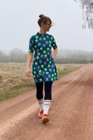 Kubik dress cinema anemone green