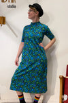 Kubik dress cinema retro 1975 maxi