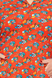 Cissi och Selma dress Monica Midsommardans Röd