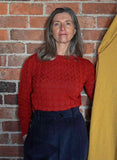 Palava Clara Rust Pointelle top