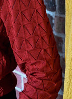 Palava Clara Rust Pointelle top