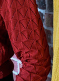 Palava Clara Rust Pointelle top