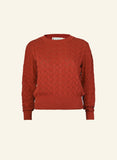 Palava Clara Rust Pointelle top
