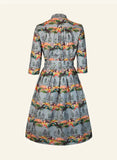 Palava Dress Cynthia leaping deer