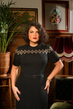 Emmy -The Darling Diamond Top, Black
