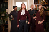 Emmy -The Ice Skater cardigan black cherry
