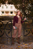 Emmy -The Ice Skater cardigan black cherry