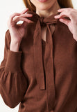 Jumperfabriken Blouse Emmi Brown
