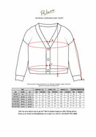 Palava George plum boxes cardigan