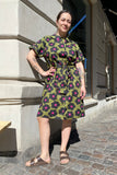 Kubik blouse dress Black Flower
