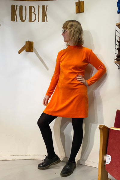 Kubik dress cinema velour