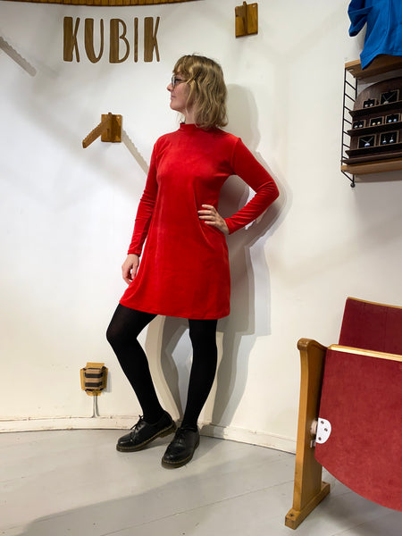 Kubik dress cinema velour