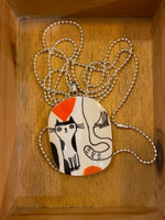 Saved & remade necklace Porslin