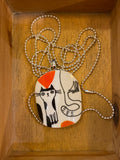 Saved & remade necklace Porslin