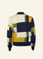 Palava Kate Mustard boxes cardigan