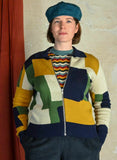 Palava Kate Mustard boxes cardigan