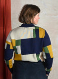 Palava Kate Mustard boxes cardigan
