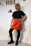 Kubik zip skirt nr 1 Strömma Lotta röd