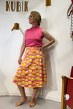 Kubik skirt Twist Midi Water Lily