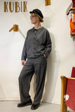 Kubik trousers wool houndstooth