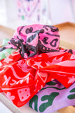 Tropical Scandinavia scarf The Protector pink
