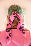 Tropical Scandinavia scarf The Protector pink