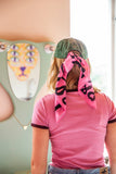 Tropical Scandinavia scarf The Protector pink