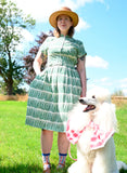 Palava Louise dress green peas