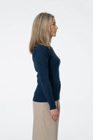 Dinadi - merino turtleneck indigo blue