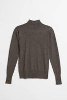 Dinadi - merino turtleneck mulch brown