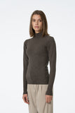 Dinadi - merino turtleneck mulch brown