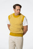 Dinadi - merino unisex Dhaka vest cyber yellow