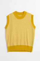 Dinadi - merino unisex Dhaka vest cyber yellow