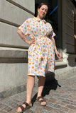 Kubik blouse dress floral muslin