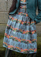 Palava Dress Cynthia leaping deer
