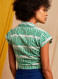 Palava Peggy blouse green peas